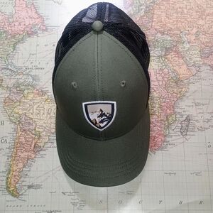 Kuhl Green and Black Trucker Hat. NWOT.